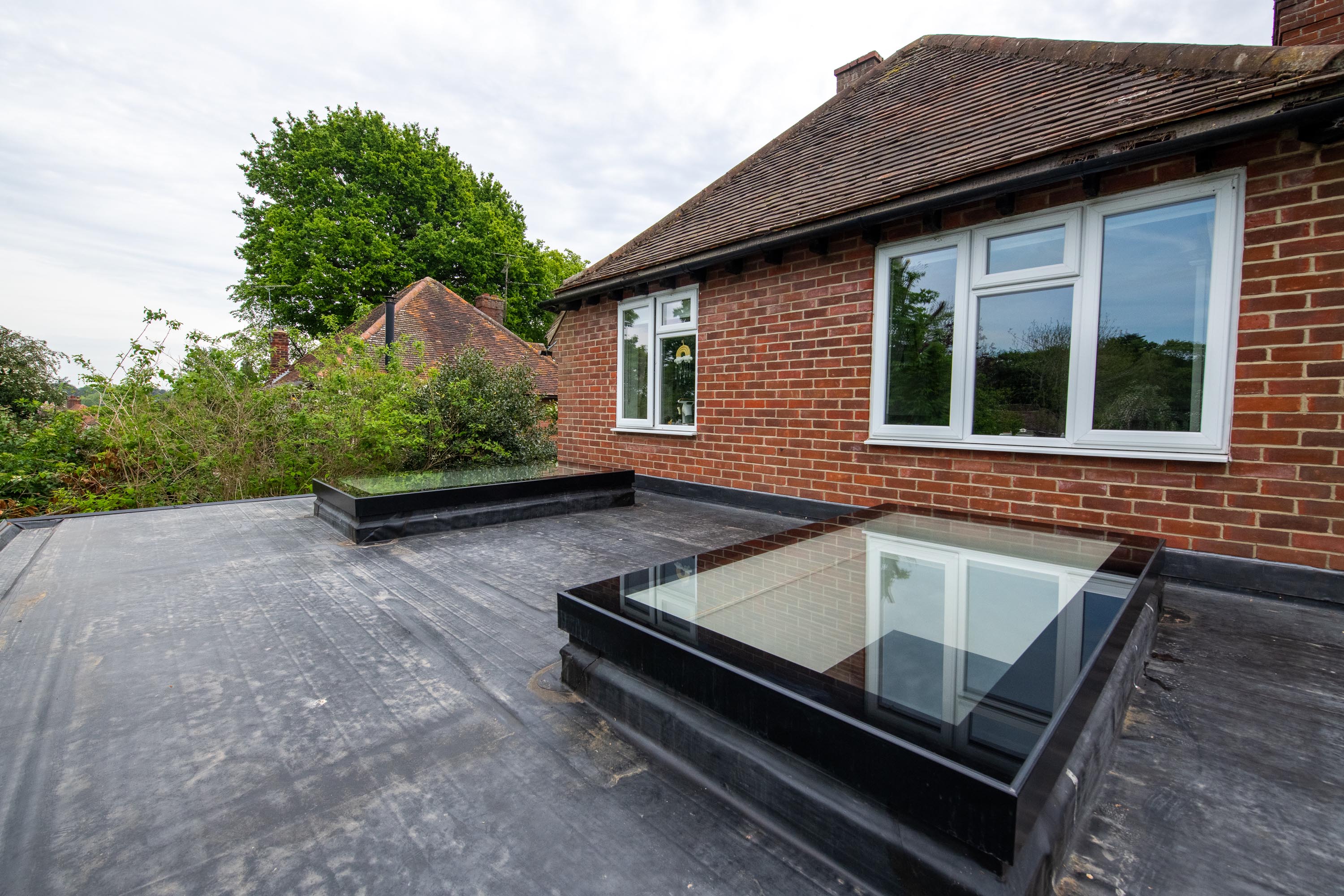 2 rooflights on a single storey extension 