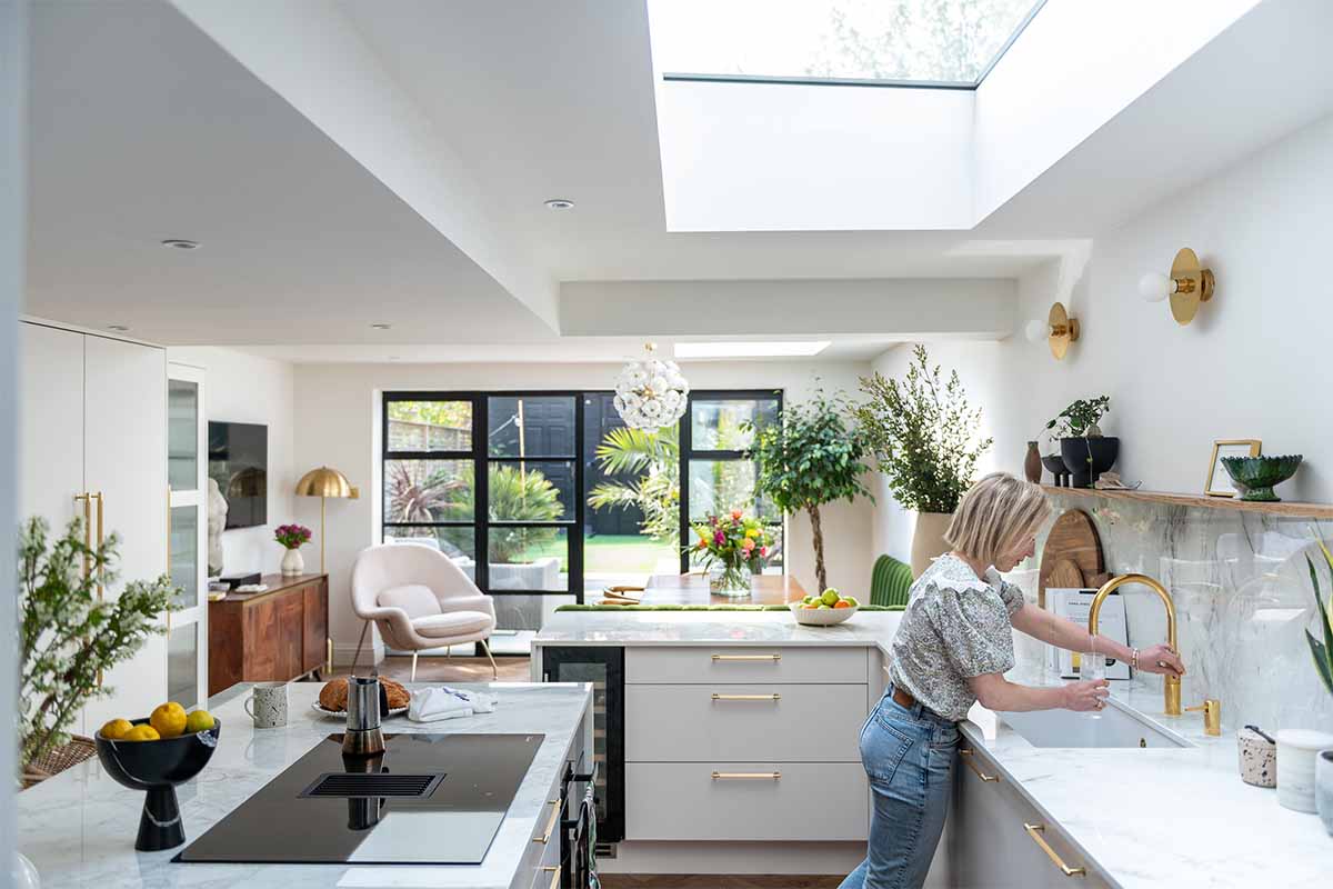 bespoke rooflight vario by velux house london