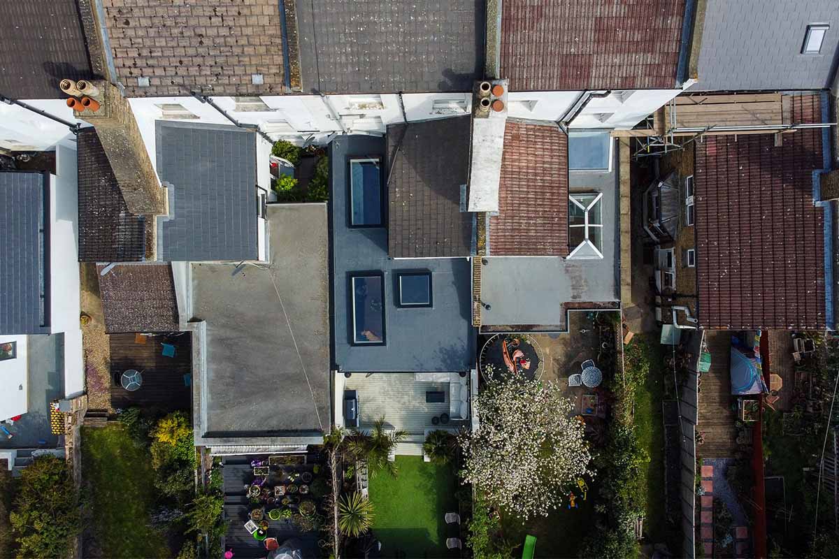 bespoke rooflight vario by velux house london