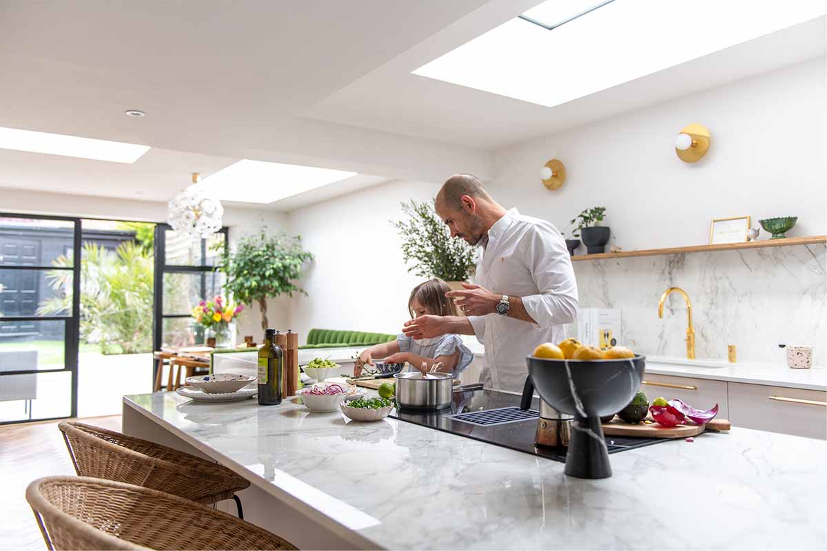 bespoke rooflight vario by velux house london