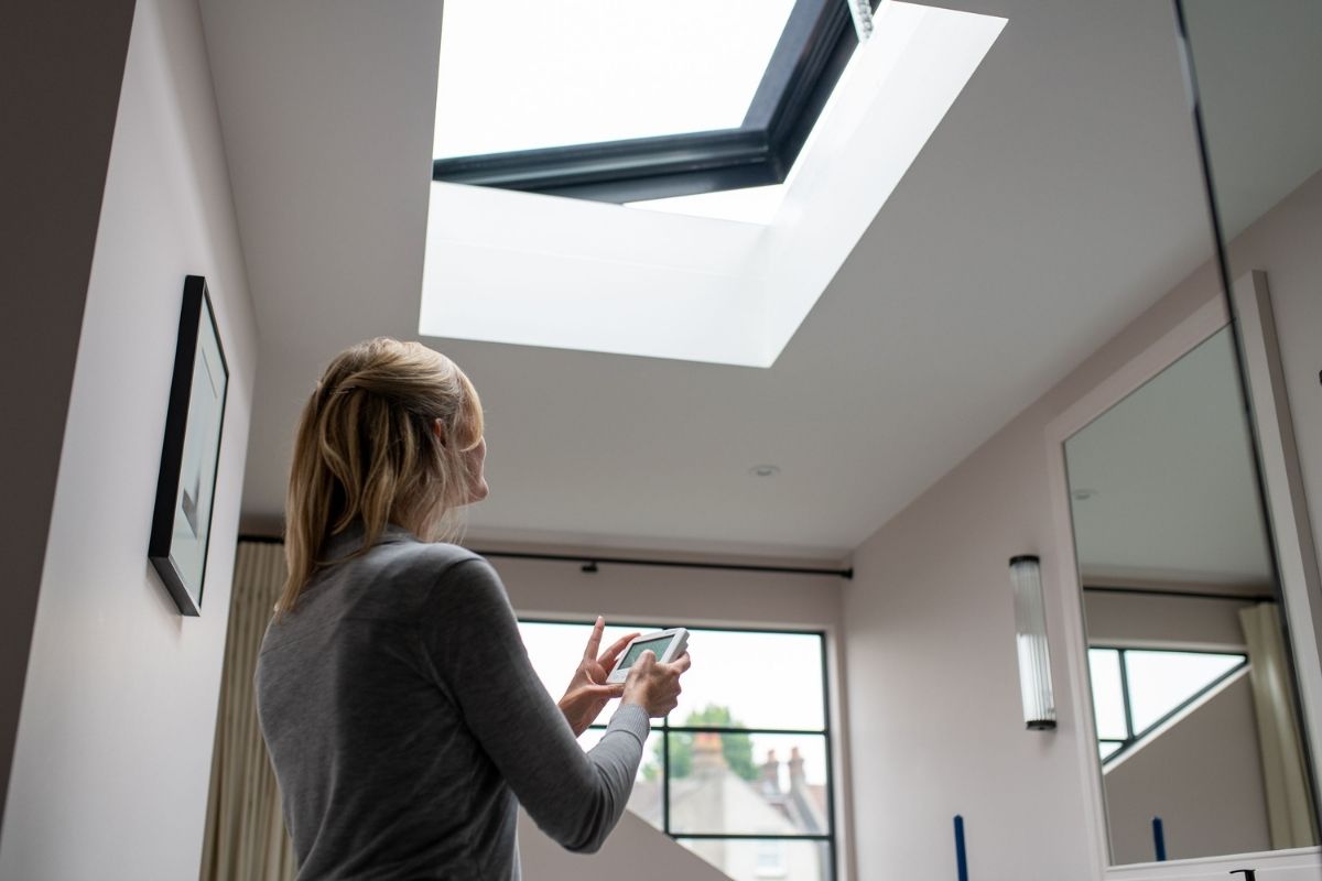 bespoke rooflight loft conversion master bathroom