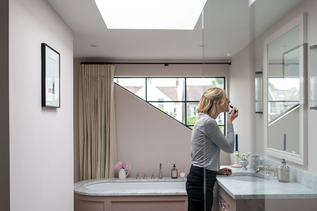 rooflights vario by velux bathroom