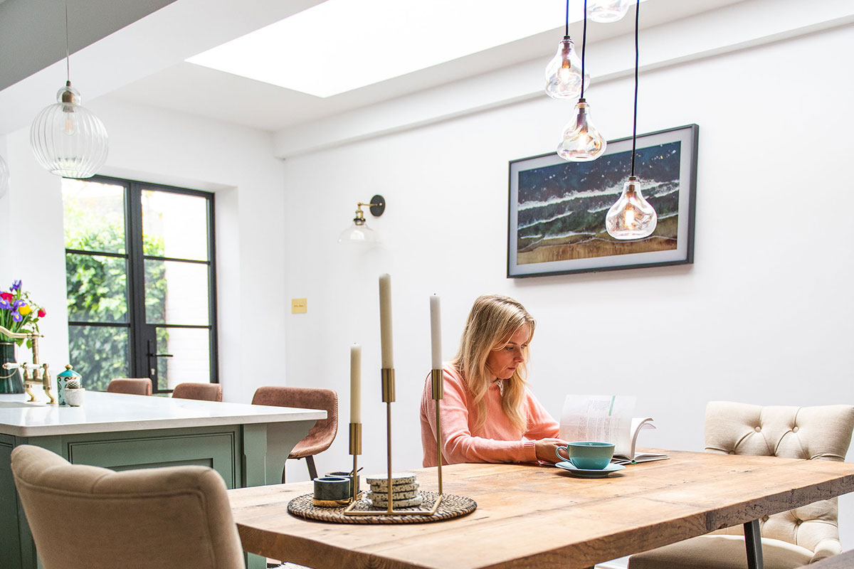 vario by velux bespoke long slim rooflight side extension