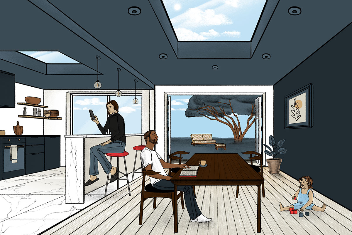 vario by velux bespoke rooflight illustration